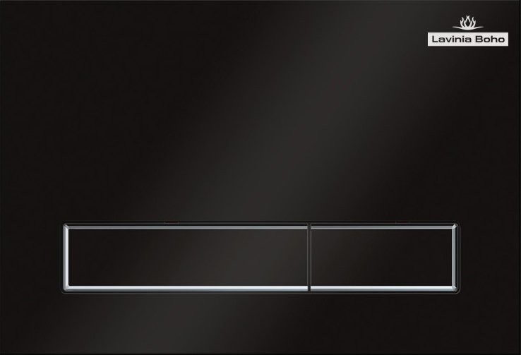 Комплект Lavinia Boho Унитаз подвесной Bristol Rimless 3305101R + Крышка-сиденье Bristol 33290500 с микролифтом + Инсталляция RelFix 38010020 + Кнопка RelFix 380501MB матовая черная, хром