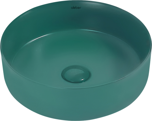 Накладная раковина Abber Bequem AC2108MBG матовая темно-зеленая