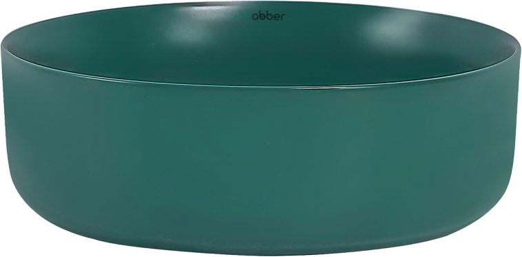 Накладная раковина Abber Bequem AC2108MBG матовая темно-зеленая