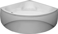 Акриловая ванна Aquanet Vitoria 00205371 135x135 см, угловая, пристенная, белая, четверть круга, с каркасом, с сиденьем