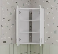 Шкаф Style Line Эко Стандарт 45 угловой, белый