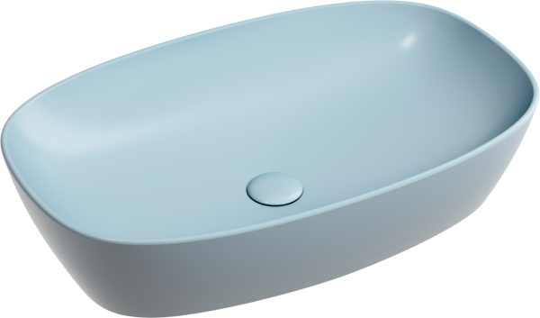 Накладная раковина Ceramicanova Element CN6049ML голубая матовая