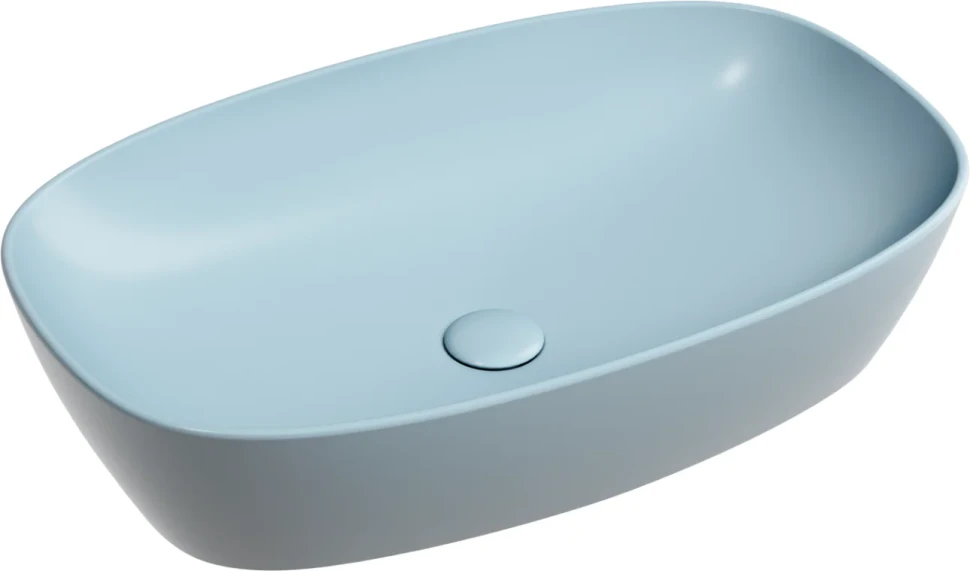 Накладная раковина Ceramicanova Element CN6049ML голубая матовая