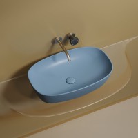 Накладная раковина Ceramicanova Element CN6049ML голубая матовая