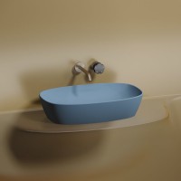 Накладная раковина Ceramicanova Element CN6049ML голубая матовая