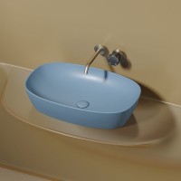 Накладная раковина Ceramicanova Element CN6049ML голубая матовая