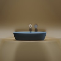 Накладная раковина Ceramicanova Element CN6049ML голубая матовая