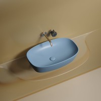 Накладная раковина Ceramicanova Element CN6049ML голубая матовая