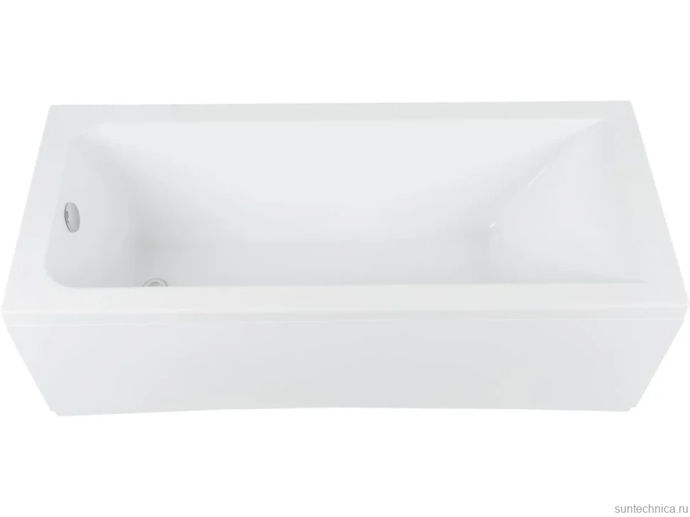 Акриловая ванна Aquanet Bright 233141 170x75 см, пристенная, белая, с каркасом