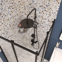 Душевая стойка STWORKI Молде S23180BK