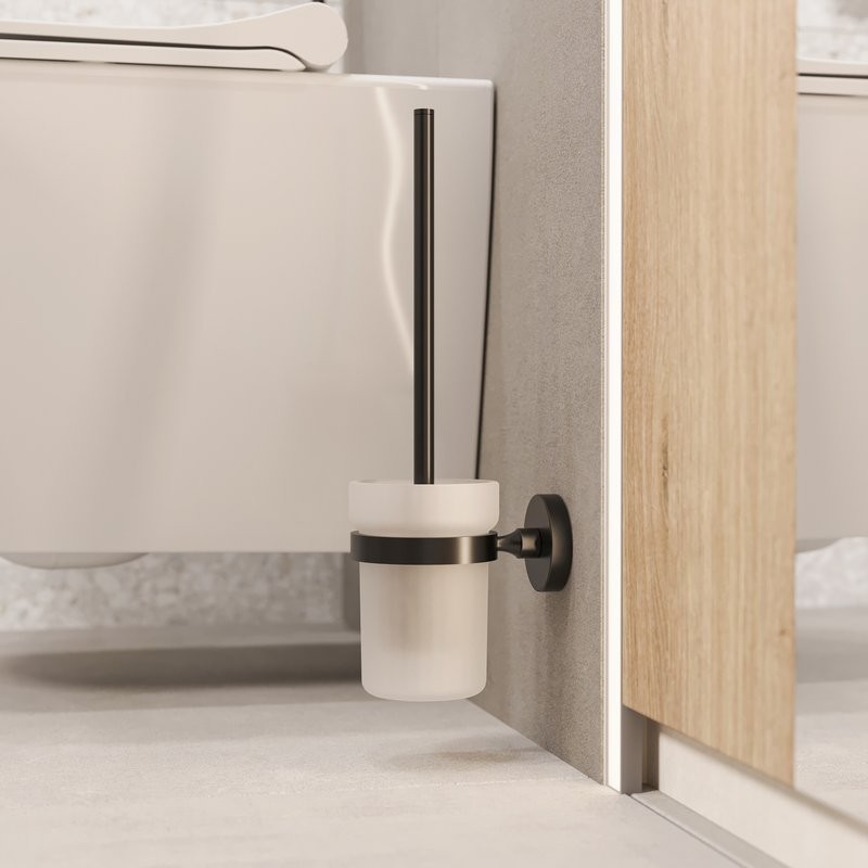 Ершик для унитаза DEKOR BANYO Alina Black A40 6009 04