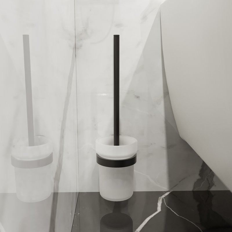 Ершик для унитаза DEKOR BANYO Alina Black A40 6009 04