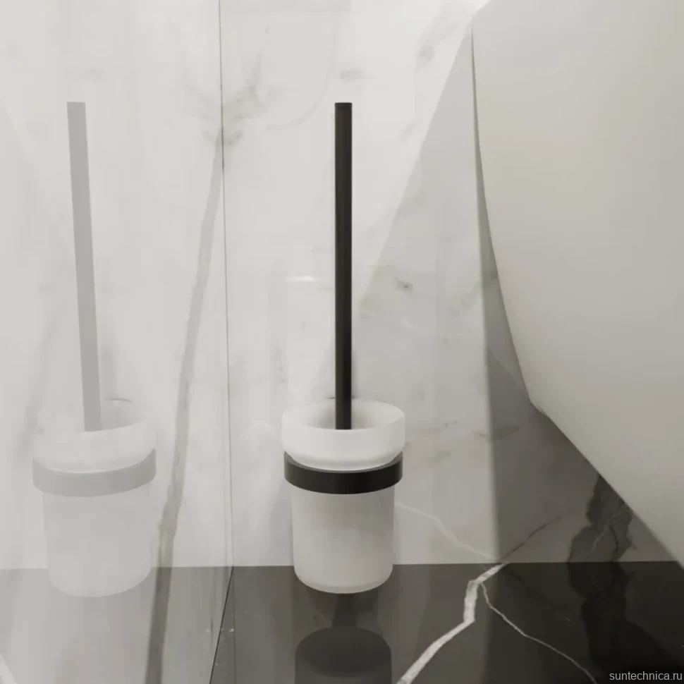 Ершик для унитаза DEKOR BANYO Alina Black A40 6009 04