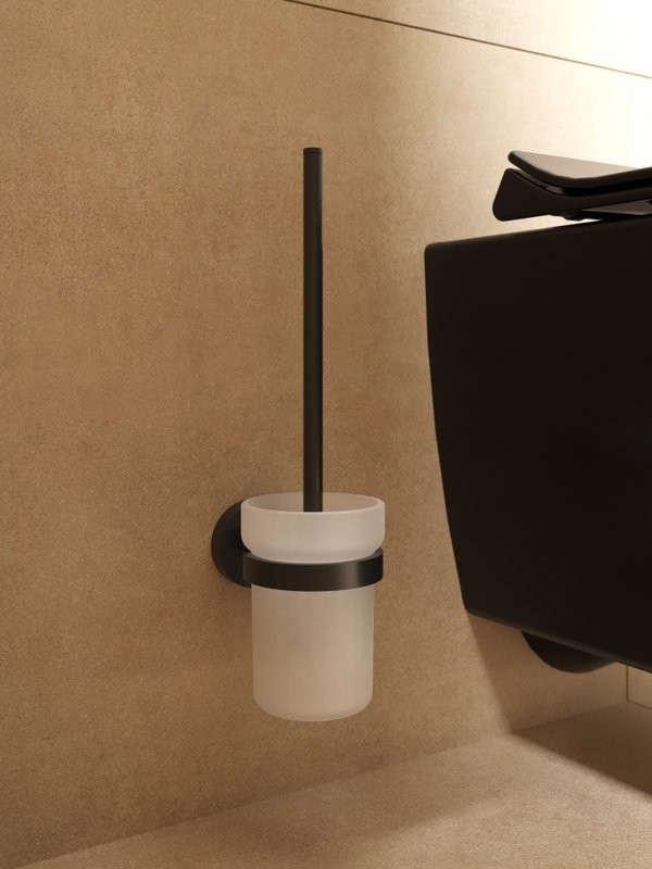 Ершик для унитаза DEKOR BANYO Alina Black A40 6009 04