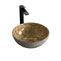 Накладная раковина GID Esfera Mnc489 32 под глянцевый камень, круглая, фаянс