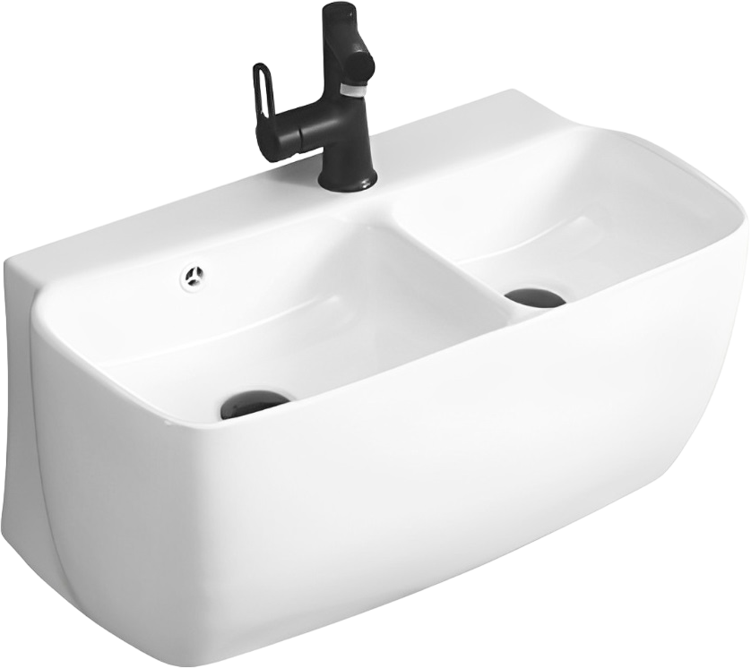 Раковина Ceruttispa Double Marco 9282 белый