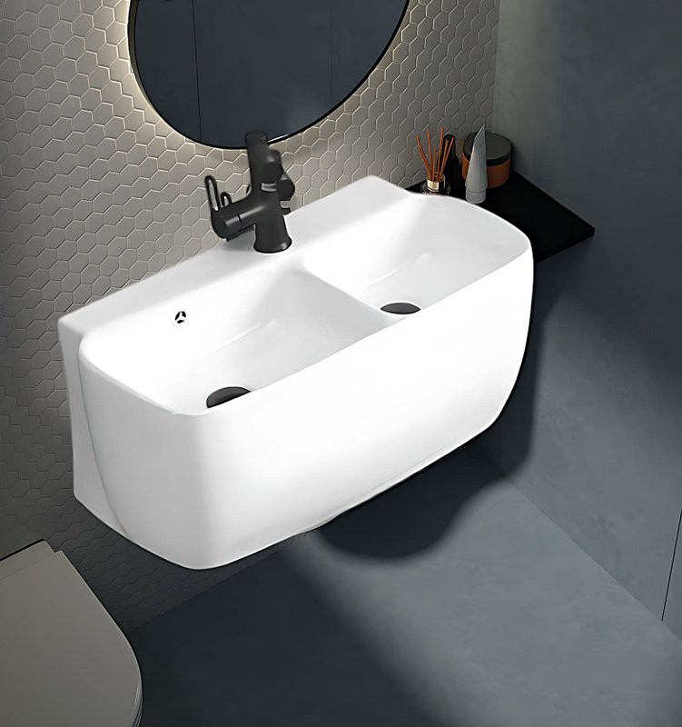 Раковина Ceruttispa Double Marco 9282 белый