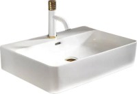 Тумба с раковиной Armadi Art Vallessi Avangarde Linea 80, белая, с накладной раковиной