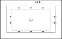 Акриловая ванна Excellent Crown Lux WAEX.CRO19.SMART 190x120 см, пристенная, с гидромассажем, белая, с каркасом, для двоих, со сливом-переливом