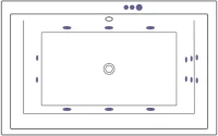 Акриловая ванна Excellent Crown Lux WAEX.CRO19.SMART 190x120 см, пристенная, с гидромассажем, белая, с каркасом, для двоих, со сливом-переливом