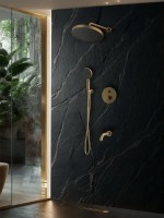 Душевой комплект AltroBagno Bilancia AltroBagnoBilancia040503BG С ВНУТРЕННЕЙ ЧАСТЬЮ, матовое золото