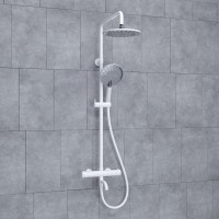Душевая стойка Wasserkraft Mindel 8500 A188.067.059.WM Thermo с термостатом, белая