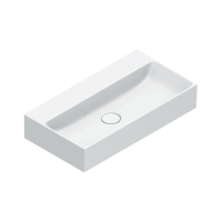 Раковина подвесная Catalano Premium 0220650001 65х35 глянцевая белая, прямоугольная