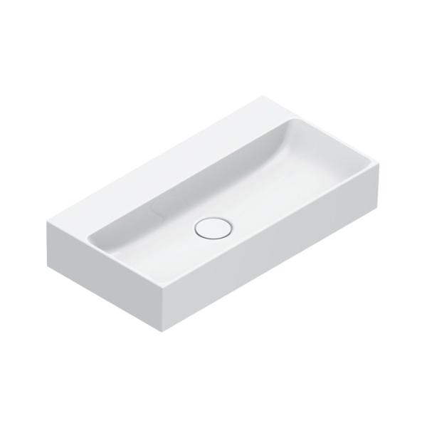 Раковина подвесная Catalano Premium 0220650001 65х35 глянцевая белая, прямоугольная