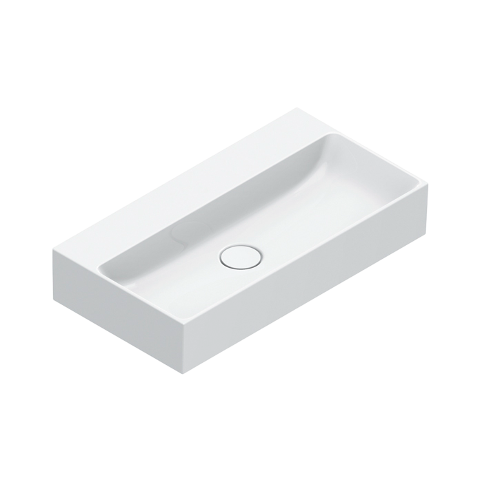 Раковина подвесная Catalano Premium 0220650001 65х35 глянцевая белая, прямоугольная