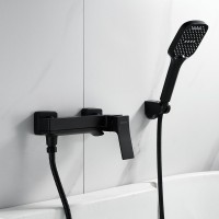 Смеситель для ванны с душем Shevanik S4002H черный