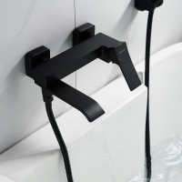 Смеситель для ванны с душем Shevanik S4002H черный