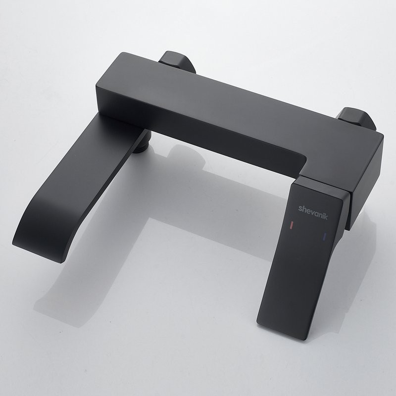 Смеситель для ванны с душем Shevanik S4002H черный