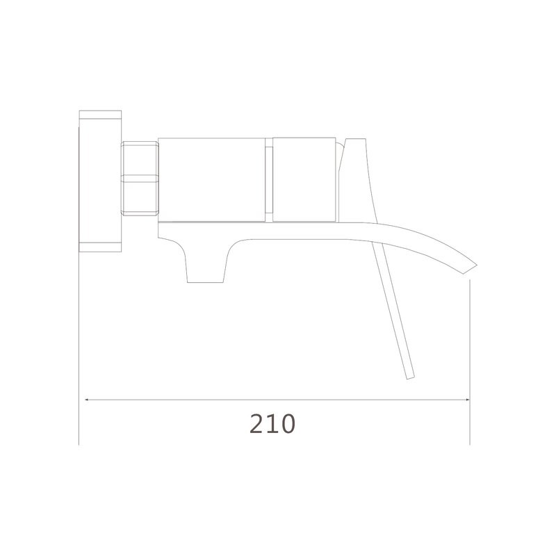 Смеситель для ванны с душем Shevanik S4002H черный