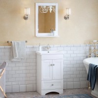 Мебель для ванной комнаты Corozo Техас 50 напольная, белая