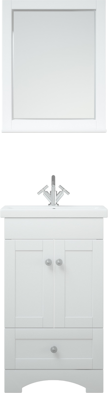 Мебель для ванной комнаты Corozo Техас 50 напольная, белая