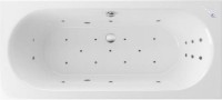 Акриловая ванна Excellent Oceana Slim WAEX.OCE18S.ULTRA 180x80 см, встраиваемая, с гидромассажем, белая, с каркасом, со сливом-переливом