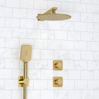 Душевой комплект Wasserkraft Schunter A8251.306.180.259.285.194.201 С ВНУТРЕННЕЙ ЧАСТЬЮ, золото