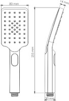 Душевой комплект Wasserkraft Schunter A8251.306.180.259.285.194.201 С ВНУТРЕННЕЙ ЧАСТЬЮ, золото