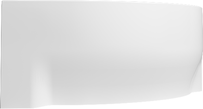 Акриловая ванна Alex Baitler Nero L 160x100 см, угловая, левая, встраиваемая, белая, асимметричная, с экраном