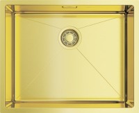 Комплект Мойка Omoikiri Taki 54-U/IF-LG светлое золото + Смеситель Kanto PVD-LG с гибким изливом