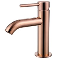 Смеситель для раковины Abber Wasser Kreis AF8110RG розовое золото Смеситель для раковины Abber Wasser Kreis AF8110RG розовое золото