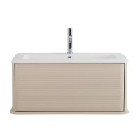 Тумба с раковиной Cezares Idra 100 1 ящик, cotone