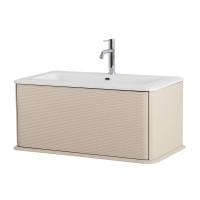 Тумба с раковиной Cezares Idra 100 1 ящик, cotone