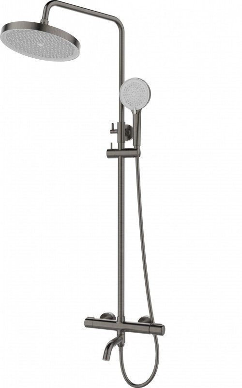 Душевая стойка Esbano ESDSCELI-DSGM оружейная сталь