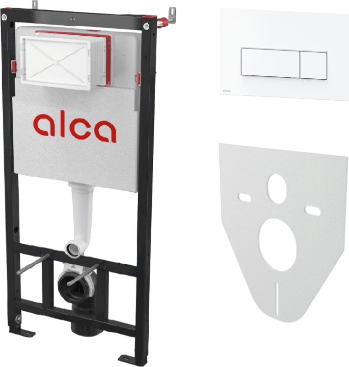 Комплект Унитаз подвесной Roca Gap + Крышка 801472001 с микролифтом + Инсталляция AlcaPlast AM101/1120-4:1 RU M570-0001 кнопка смыва белая
