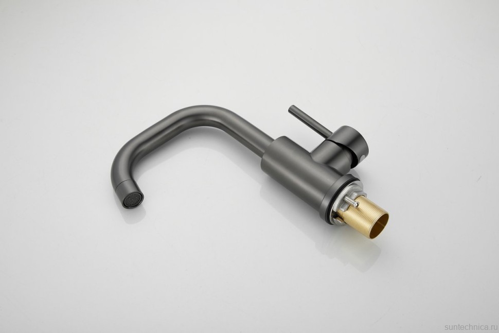 Смеситель для раковины BELZ B810 B10810-3 оружейная сталь