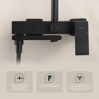 Душевая стойка Splenka S224 S224.24.06 черный