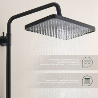 Душевая стойка Splenka S224 S224.24.06 черный