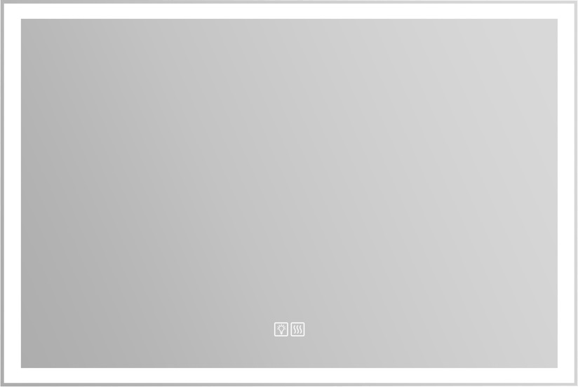 Зеркало BelBagno SPC-GRT-900-600-LED-TCH-WARM с подсветкой и подогревом