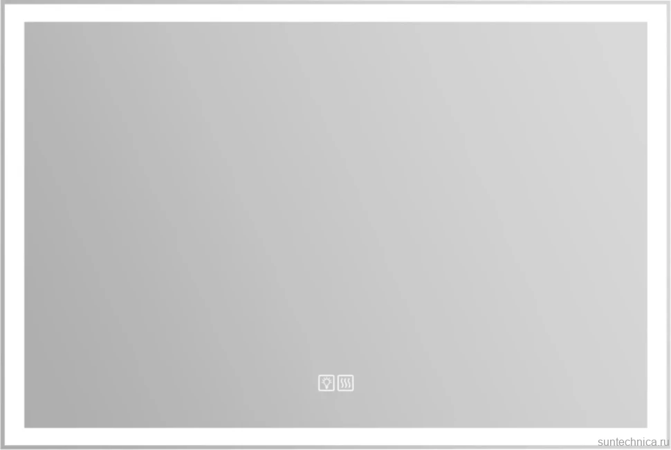 Зеркало BelBagno SPC-GRT-900-600-LED-TCH-WARM с подсветкой и подогревом